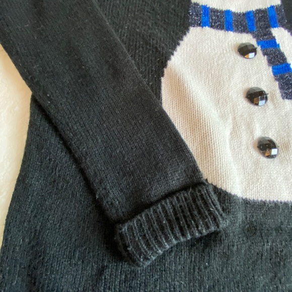 Topshop Snowman Sweater size 6 - Picture 4 of 6